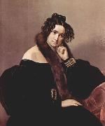 Francesco Hayez Portrat der Felicina Caglio Perego di Cremnago oil painting